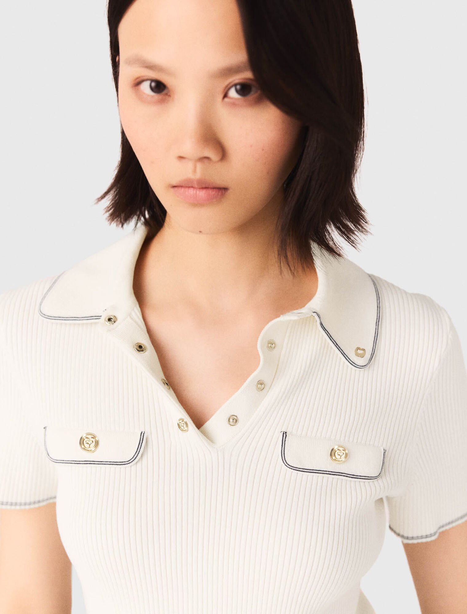 Short-sleeve polo shirt