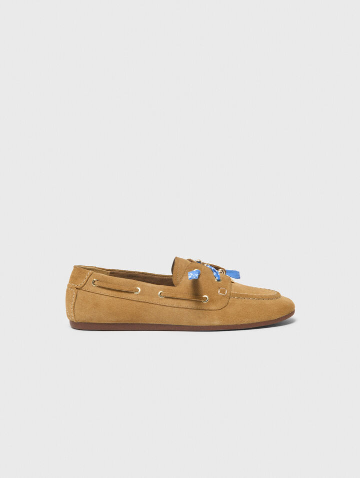 Suede boat shoes