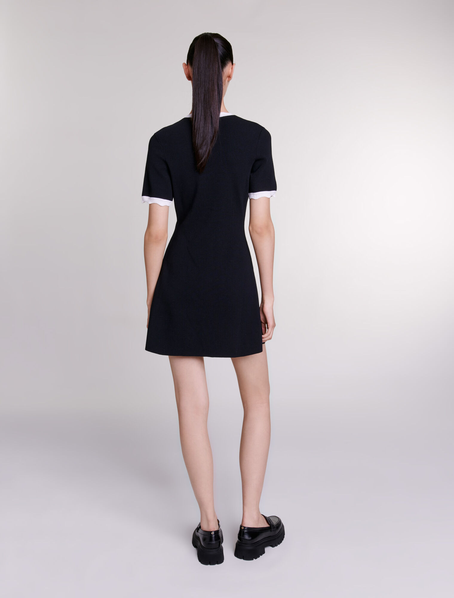 Short knit dress