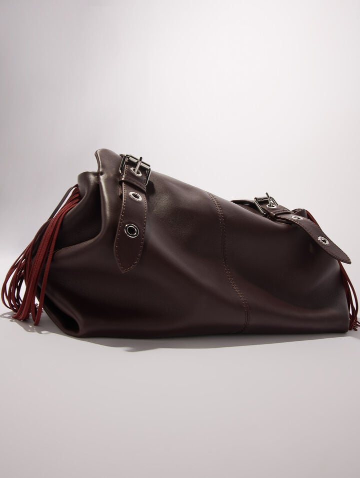 Plain leather Miss M XL bag