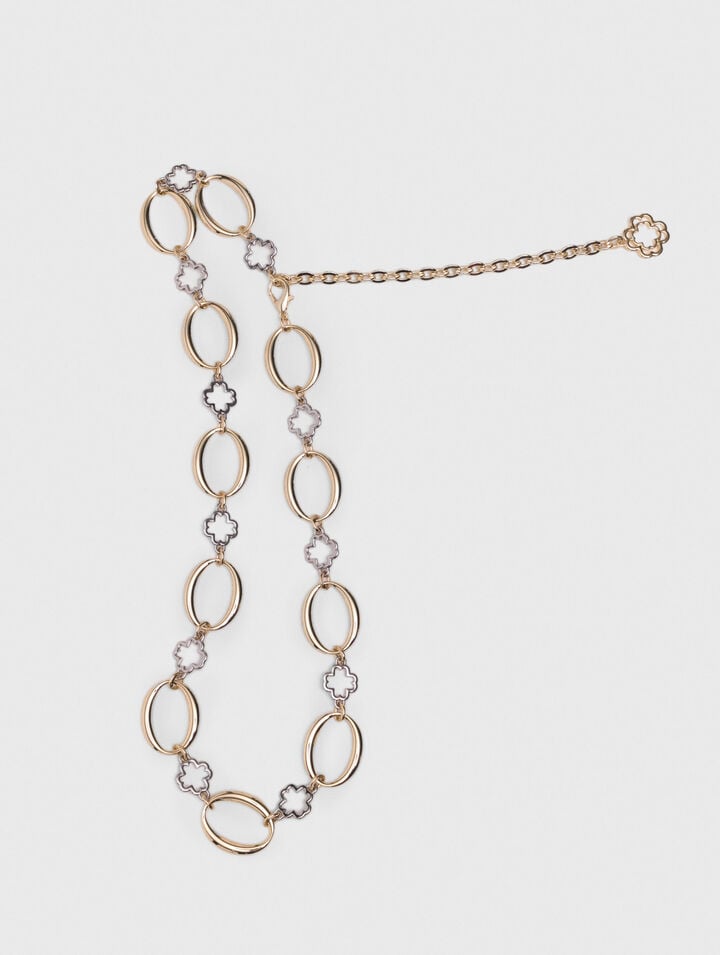 Clover link jewellery belt