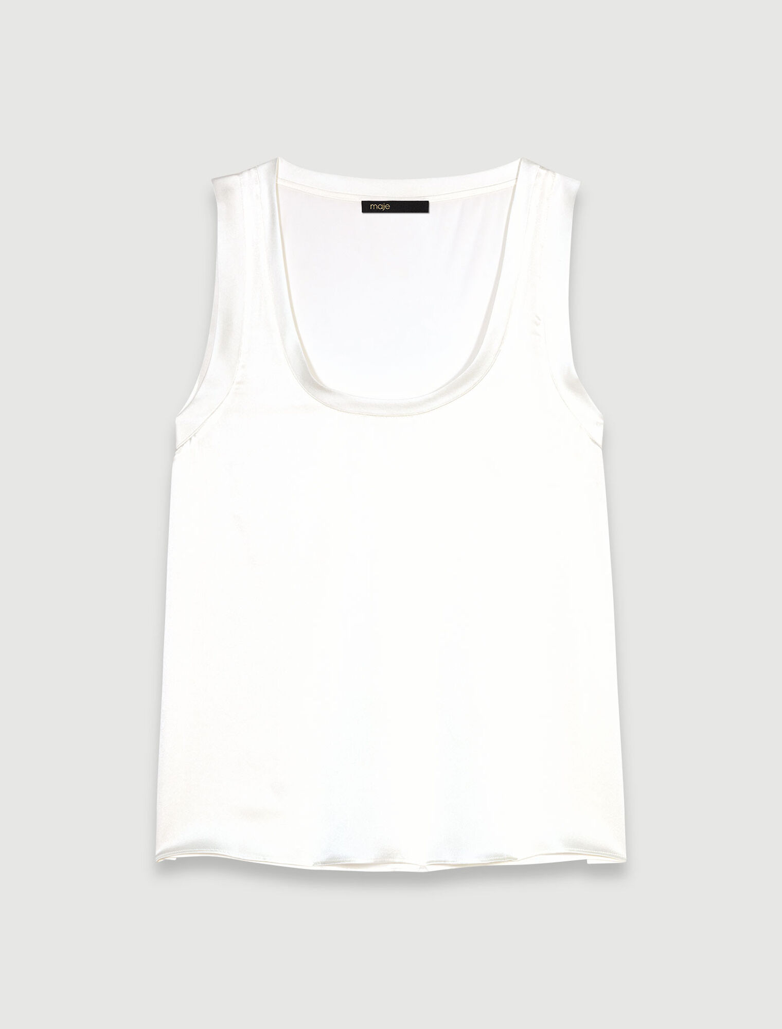 Silk tank top