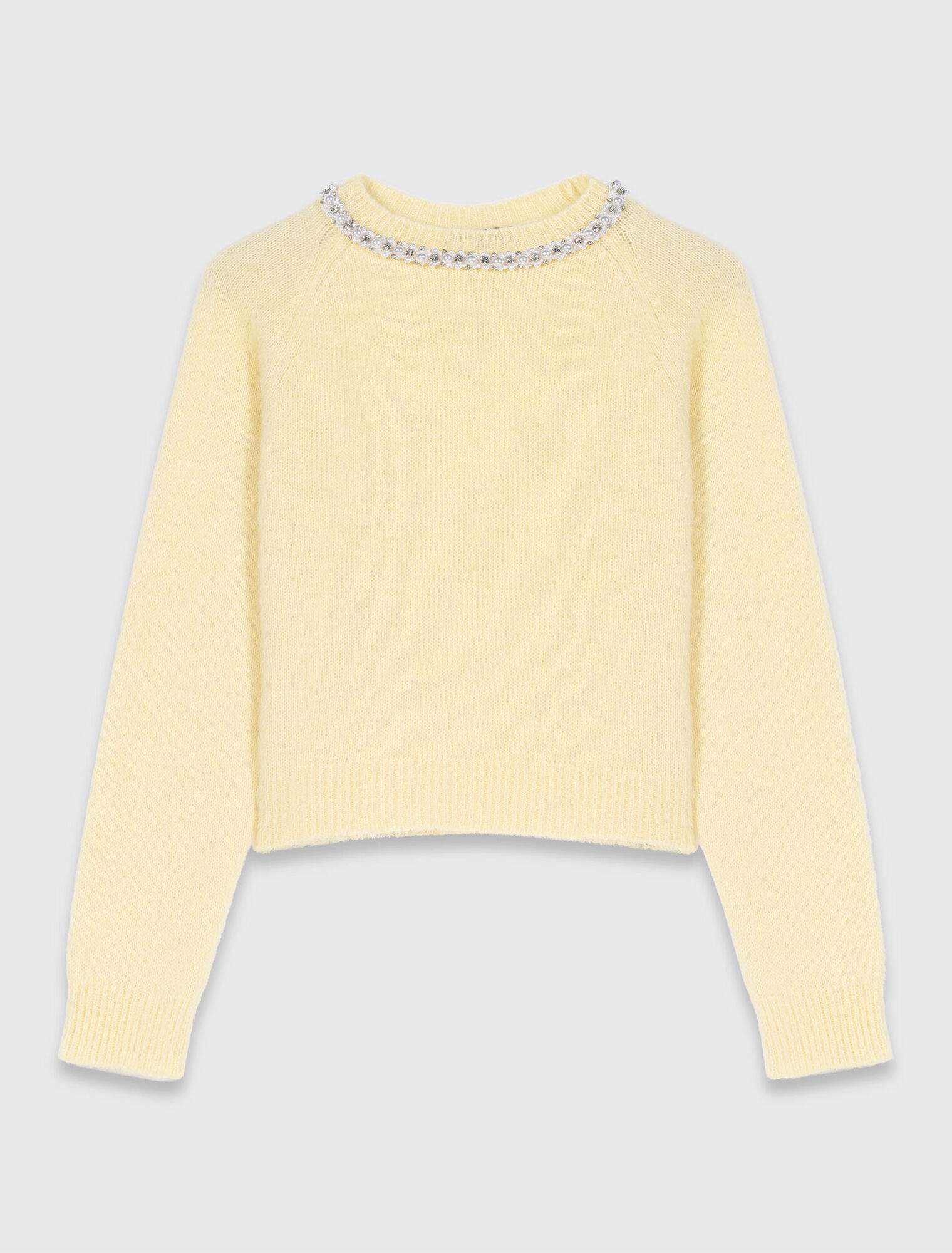 Removable jewel collar jumper