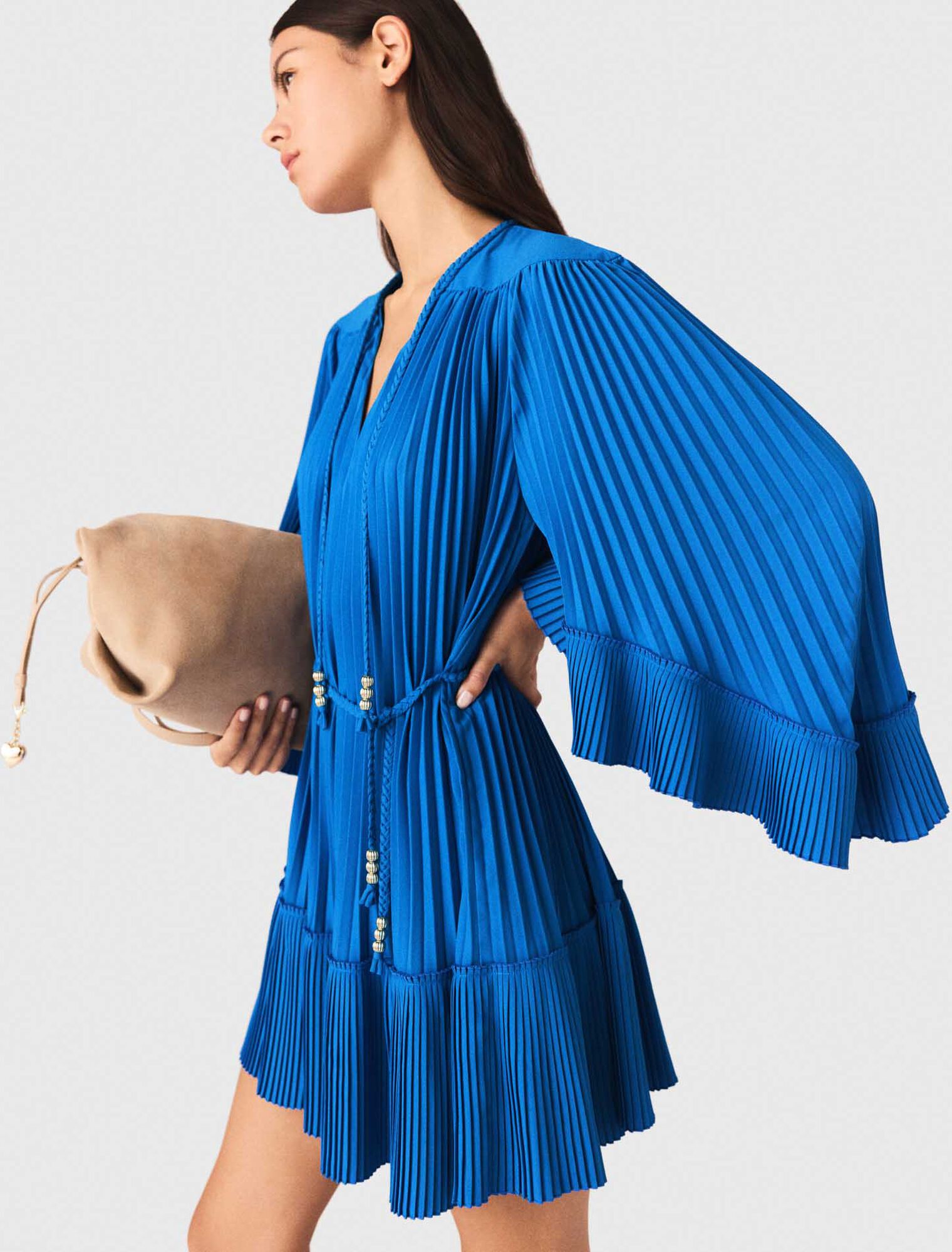 Short pleated dress