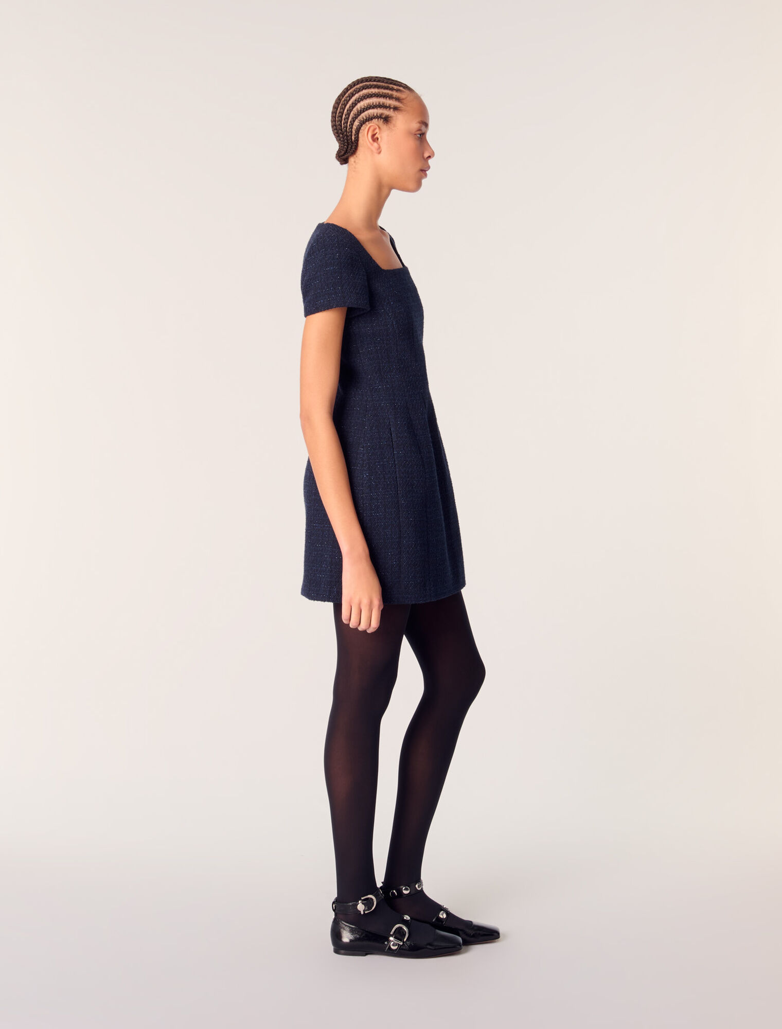 Short tweed dress