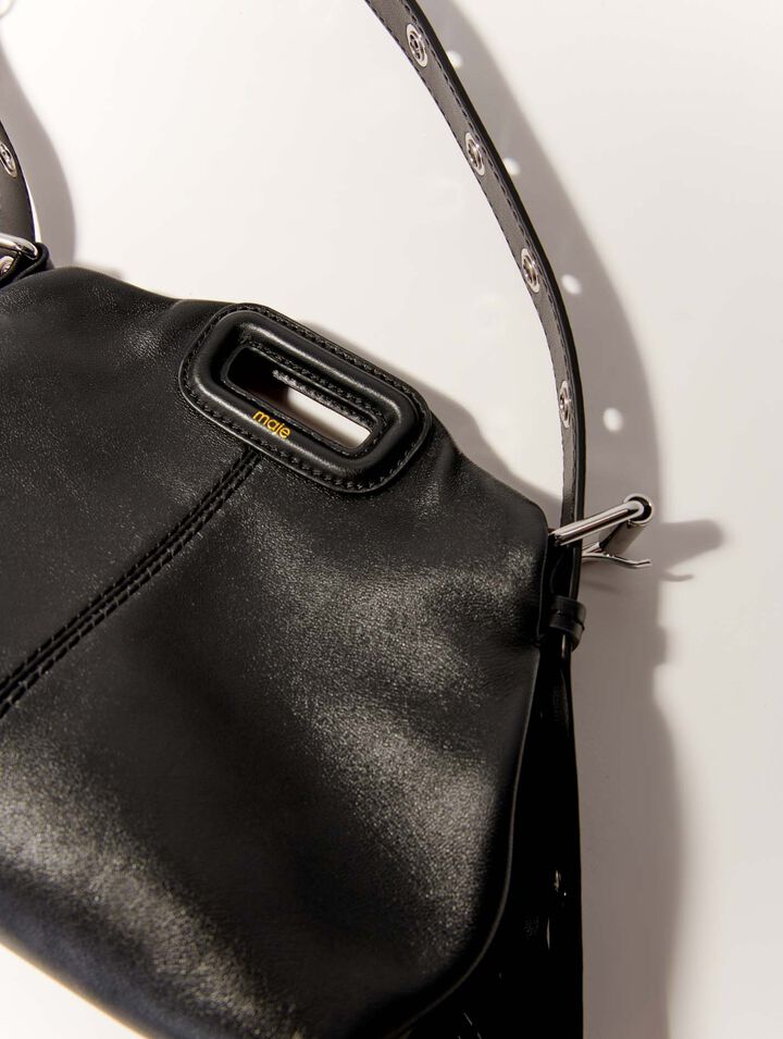 Plain leather mini Miss M bag