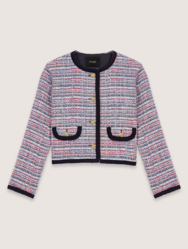 Short tweed jacket