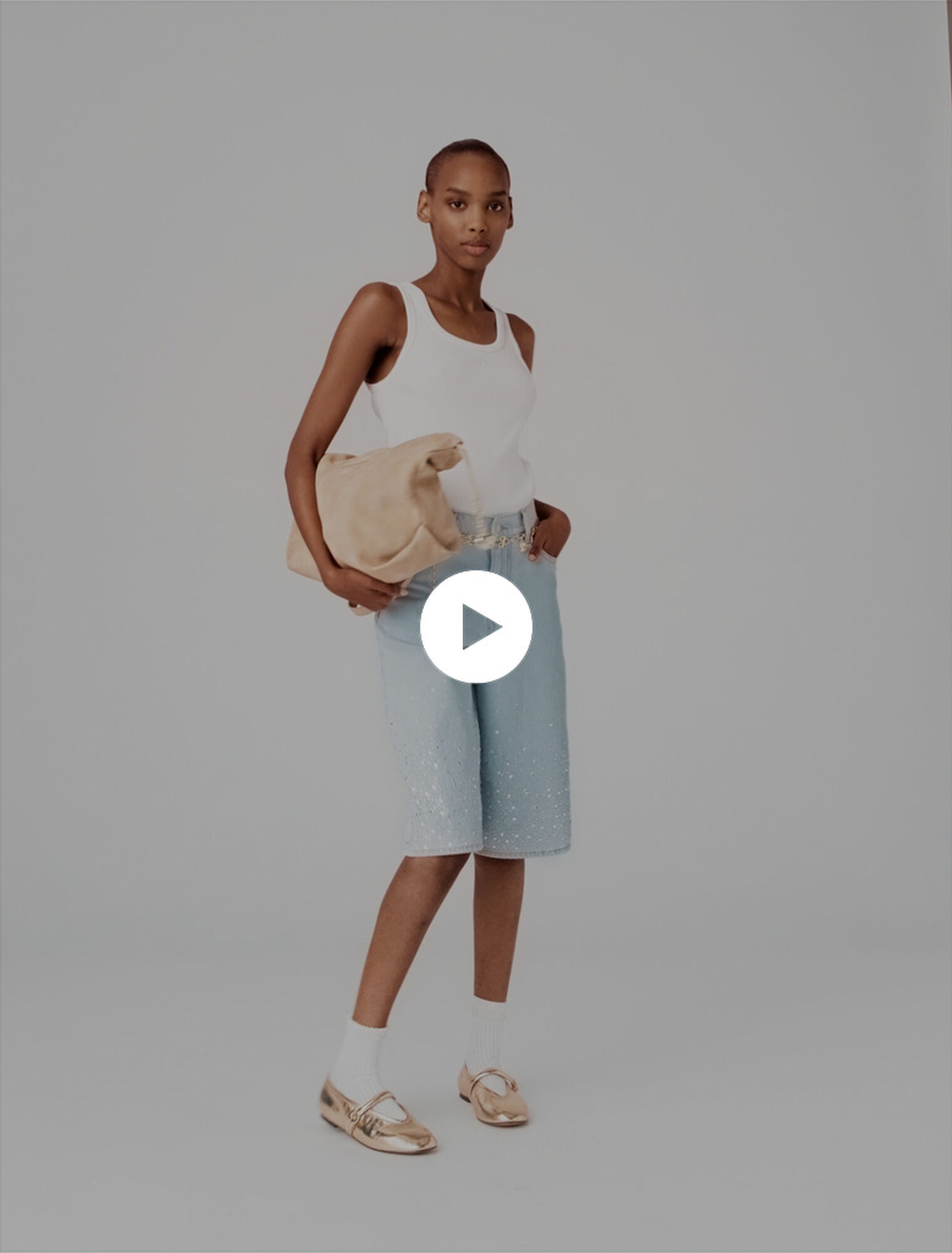 Suede Milpli tote bag