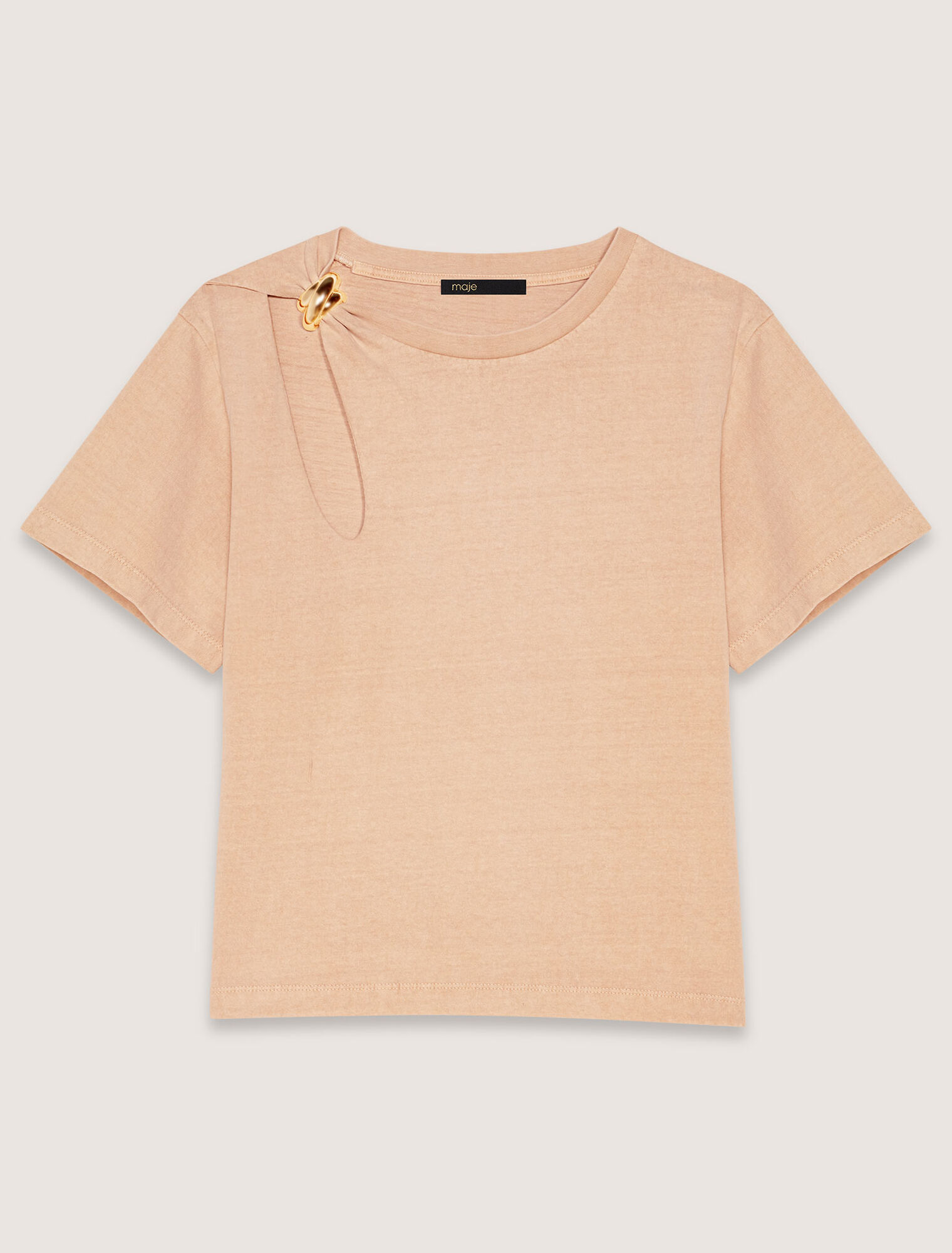 T-shirt with jewel detail