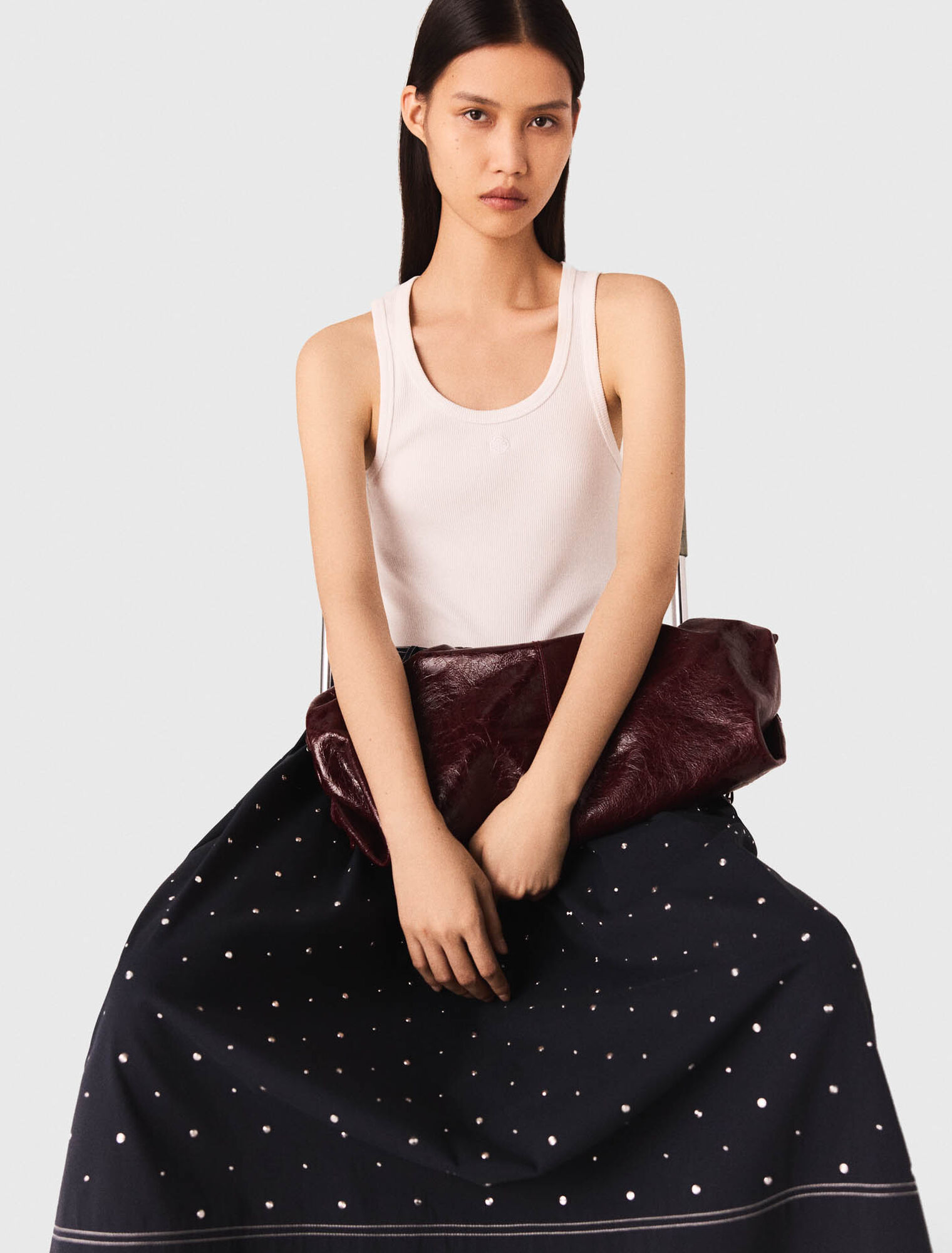 Rib knit tank top
