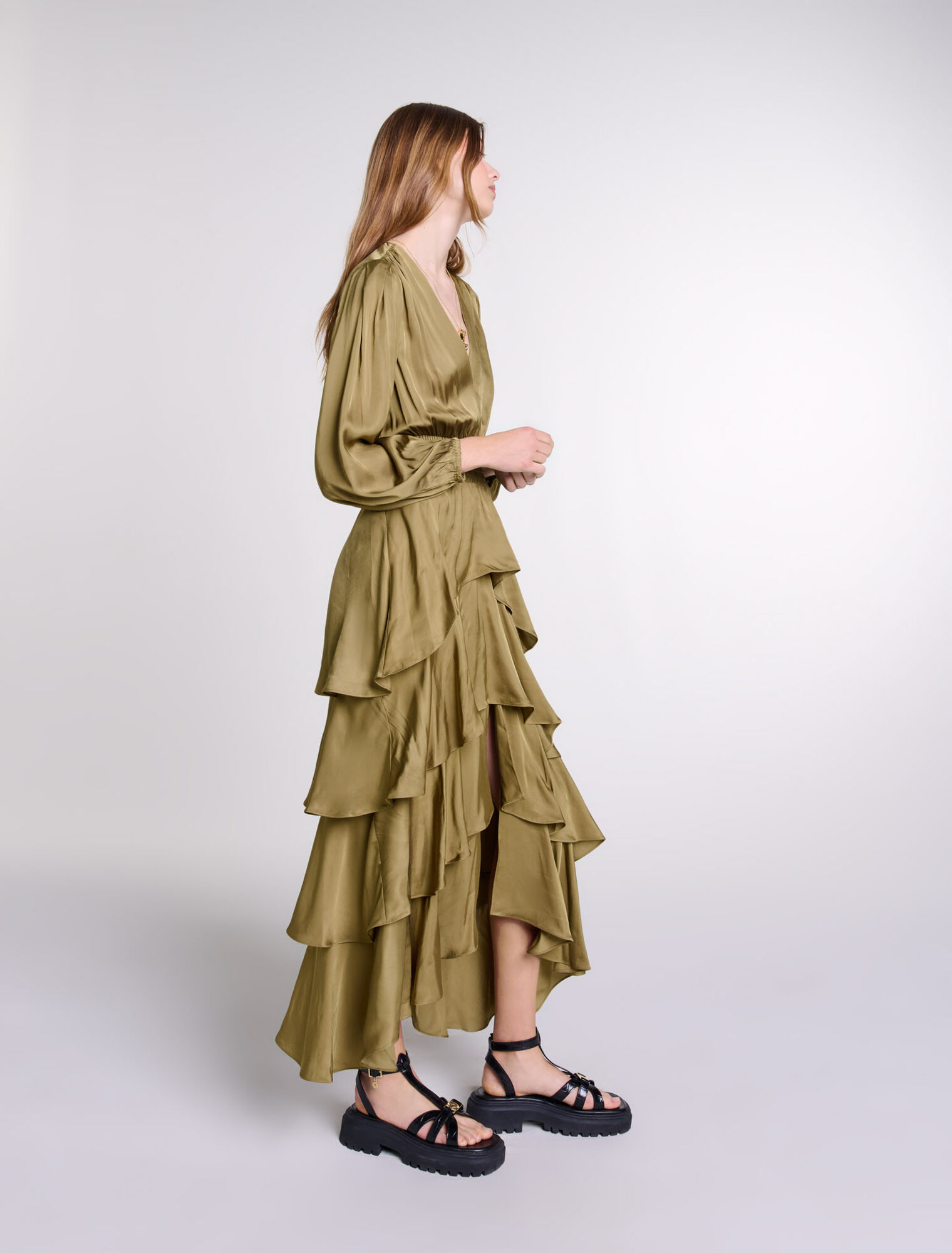 Tiered maxi dress