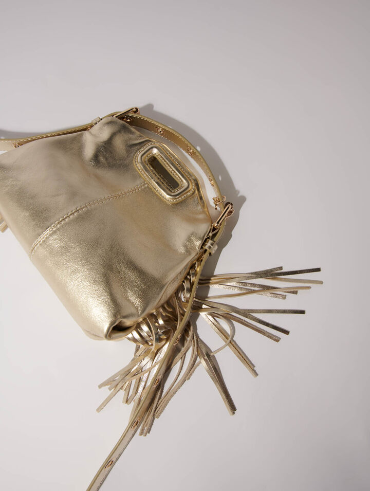 Metallic leather Miss M Mini bag