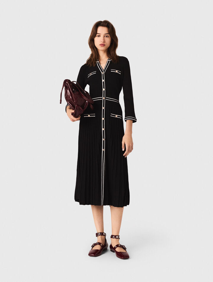 Knit midi dress