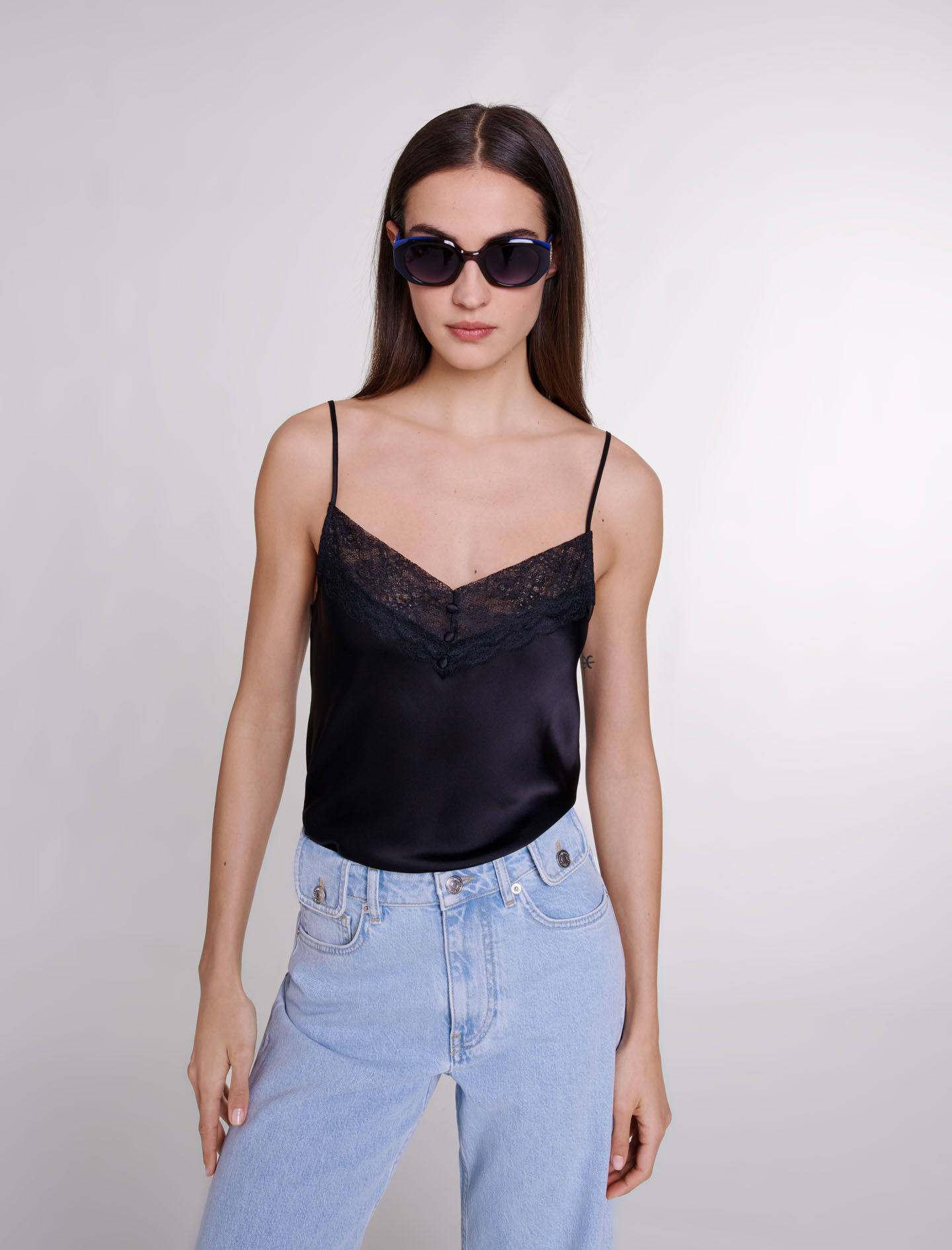 Thin acetate glasses sale