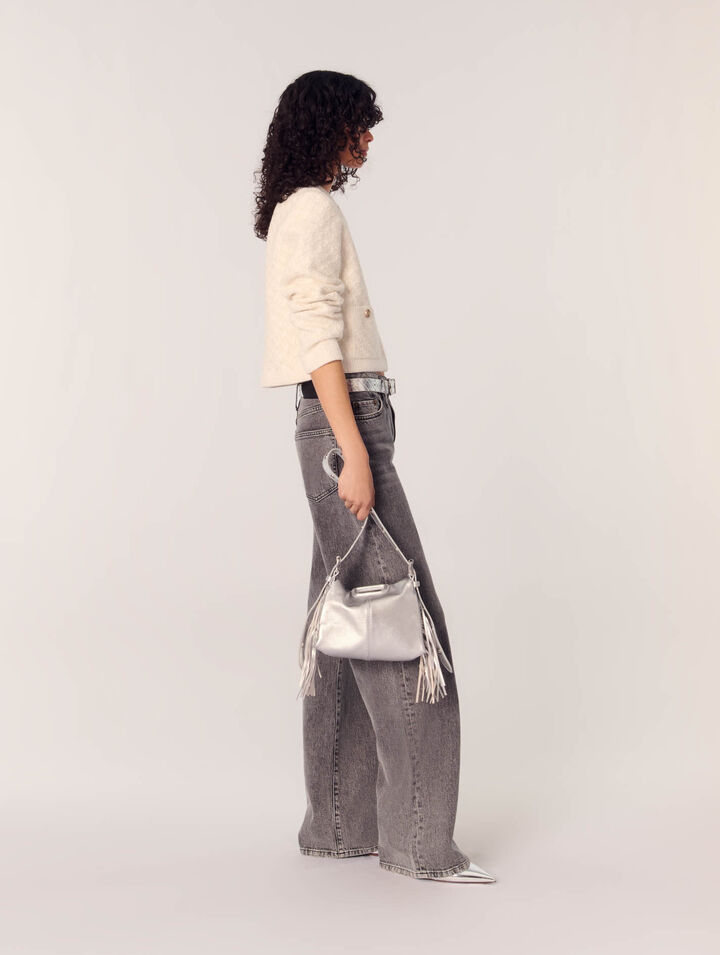 Metallic leather Miss M Mini bag