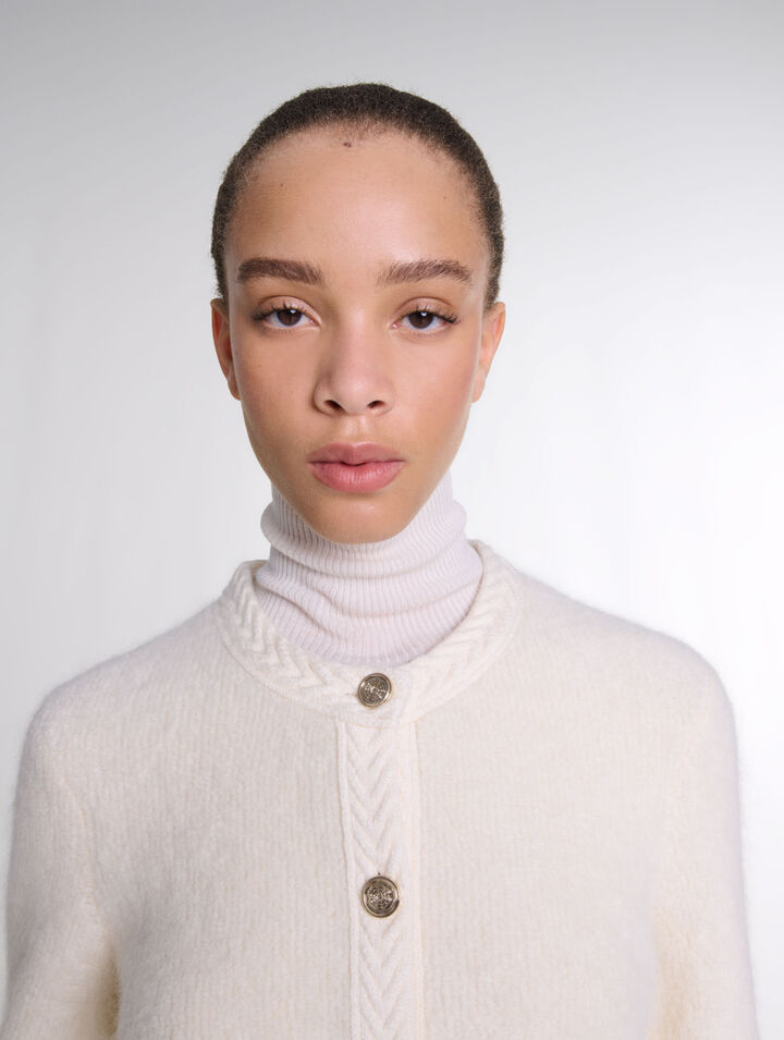 Knit cardigan
