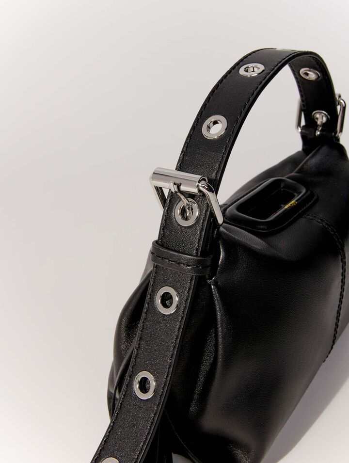Plain leather mini Miss M bag