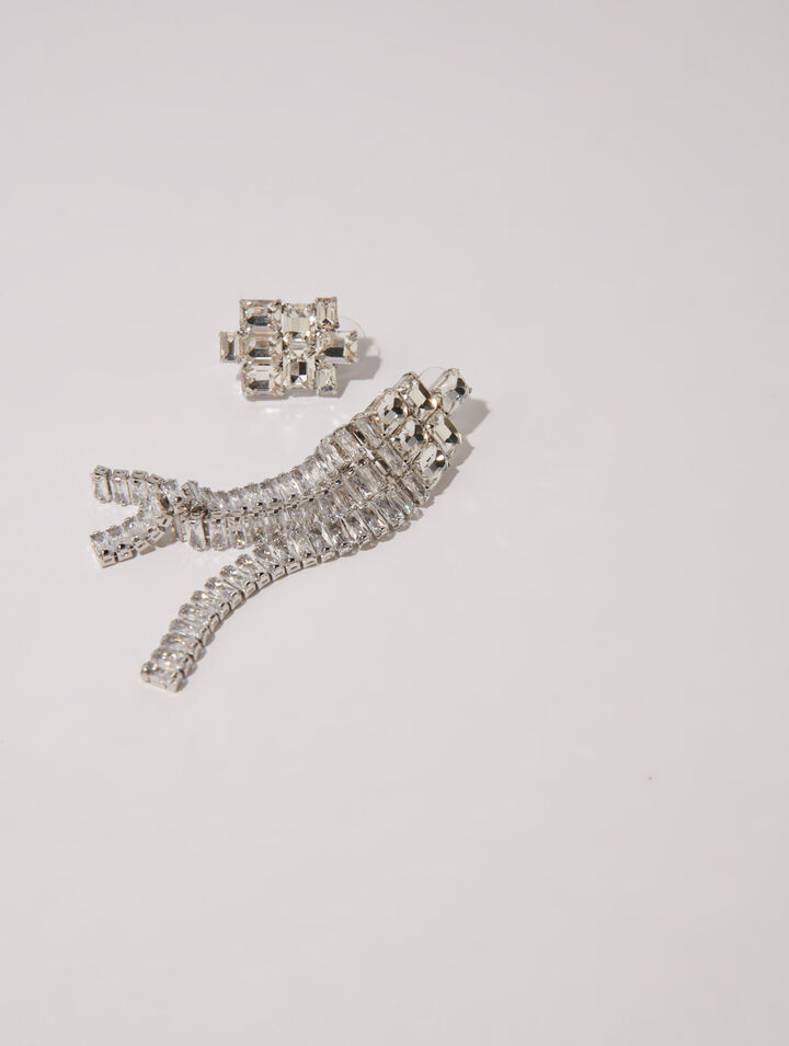 Cascade diamanté earrings