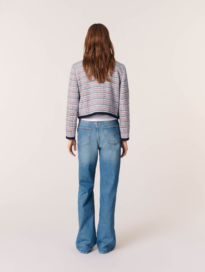 Short tweed jacket