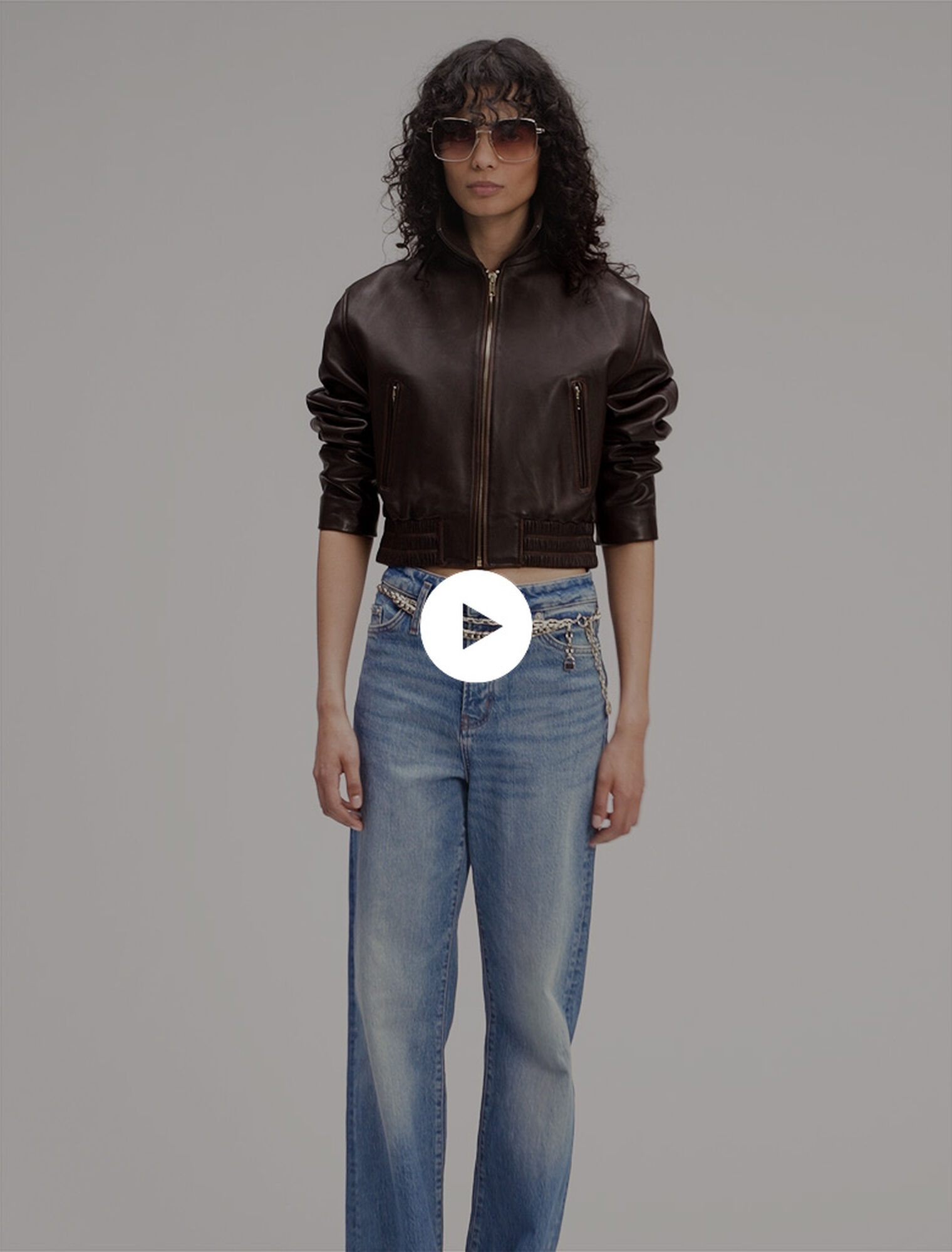 Vintage leather jacket