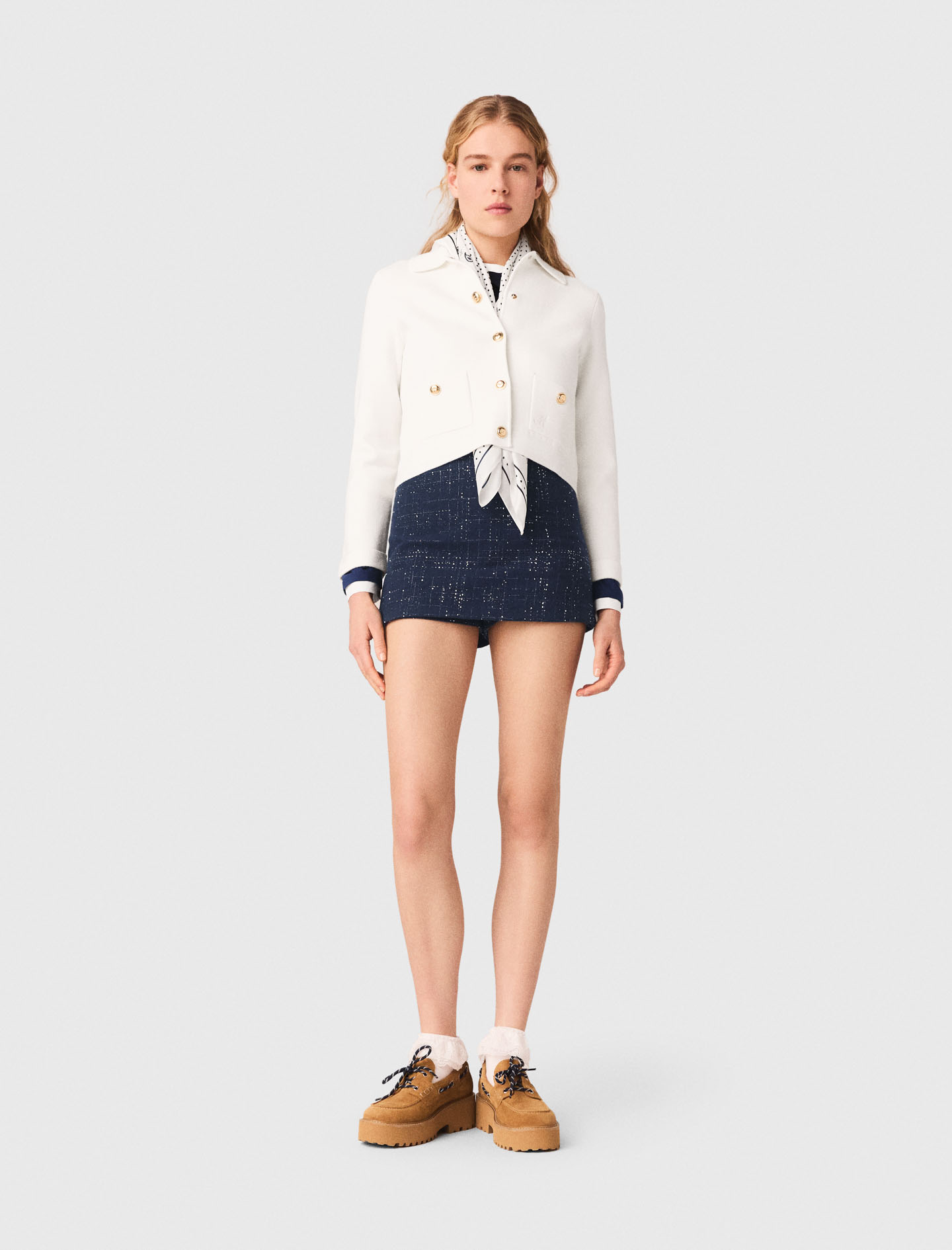 Skort - Navy - Size 14 - Maje