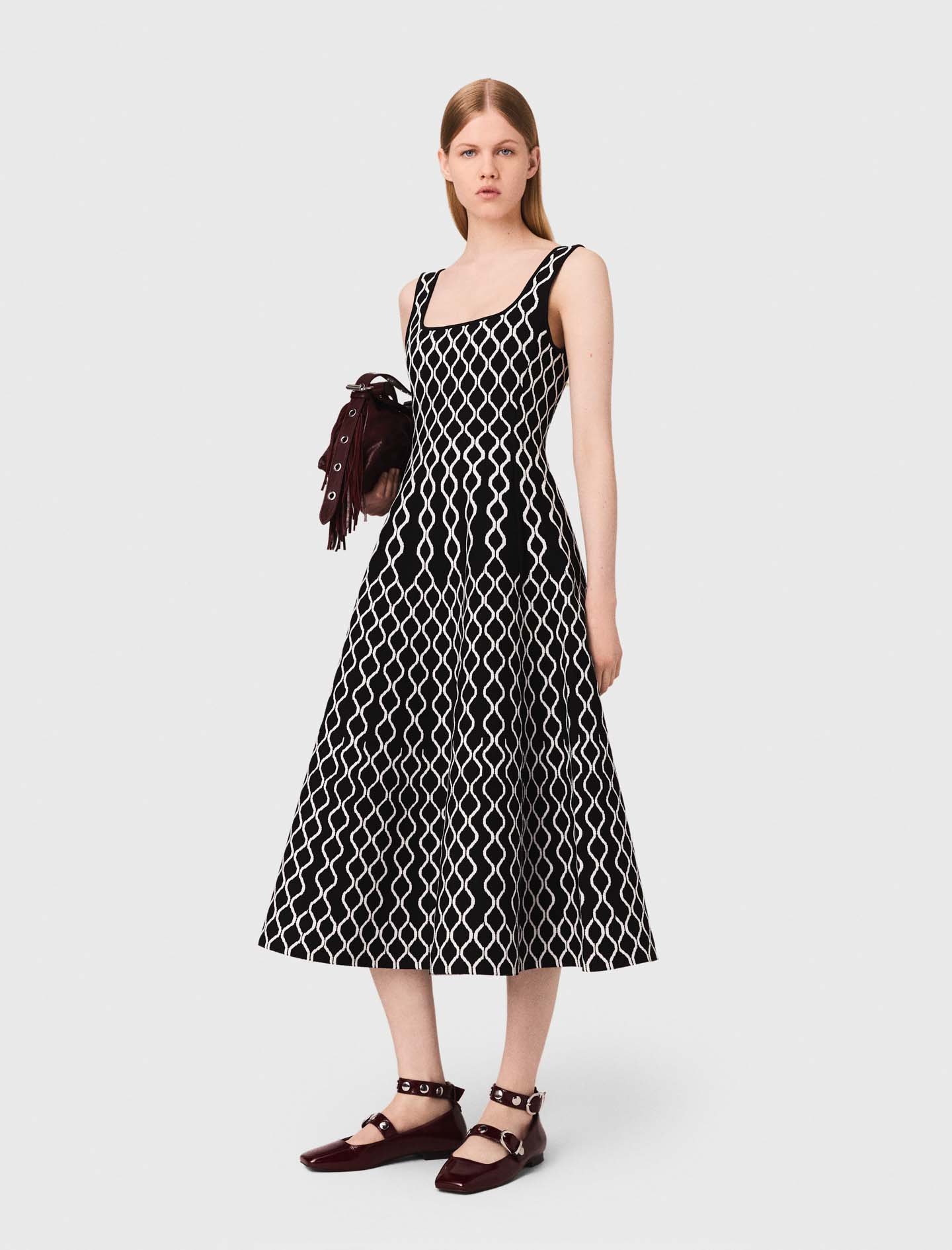 【oohoo】todayful Strap Jacquard Dress Strap Jacquard Dress（ワンピース）｜TODAYFUL（トゥデイフル