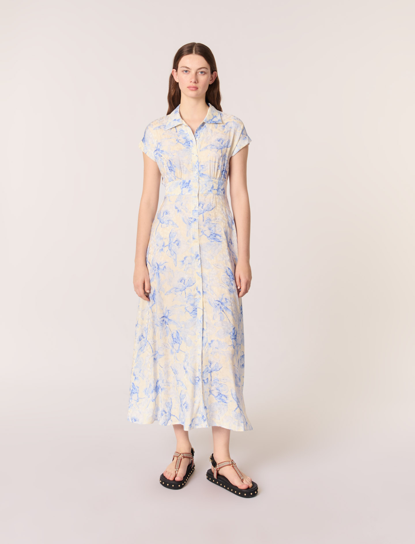 M.A.B.E - Jaci Print Maxi Dress - Multi main image 1