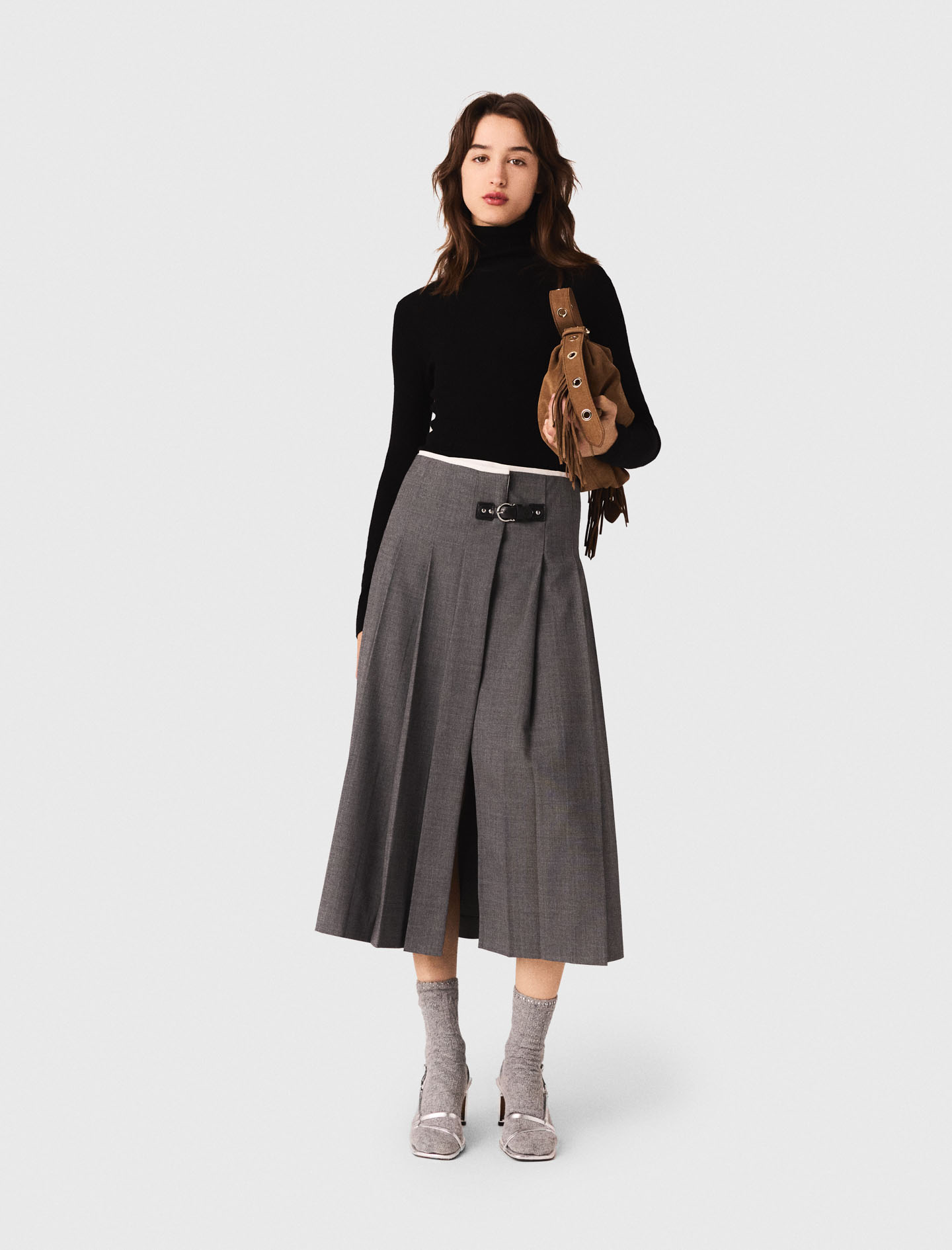レディースウェア ROUND CODE ORIGINAL PLEATS SKIRT レディースウェア ROUND CODE ORIGINAL PLEATS SKIRT WOMENS